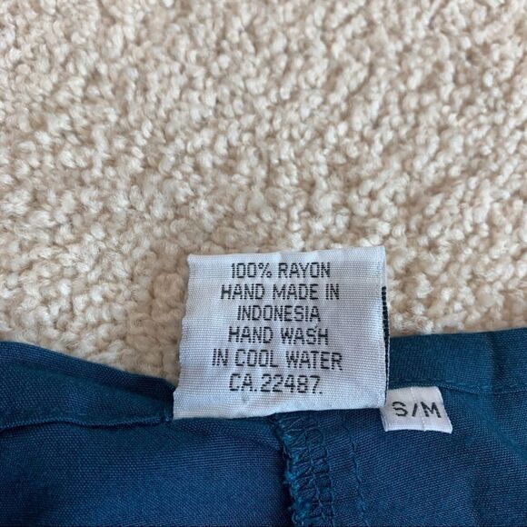 Palazzo Trousers extra wide leg Hippy Harem Flares festival beach & party Sz S/M - Picture 4 of 10